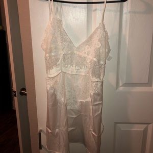 White beautiful near worn night gown